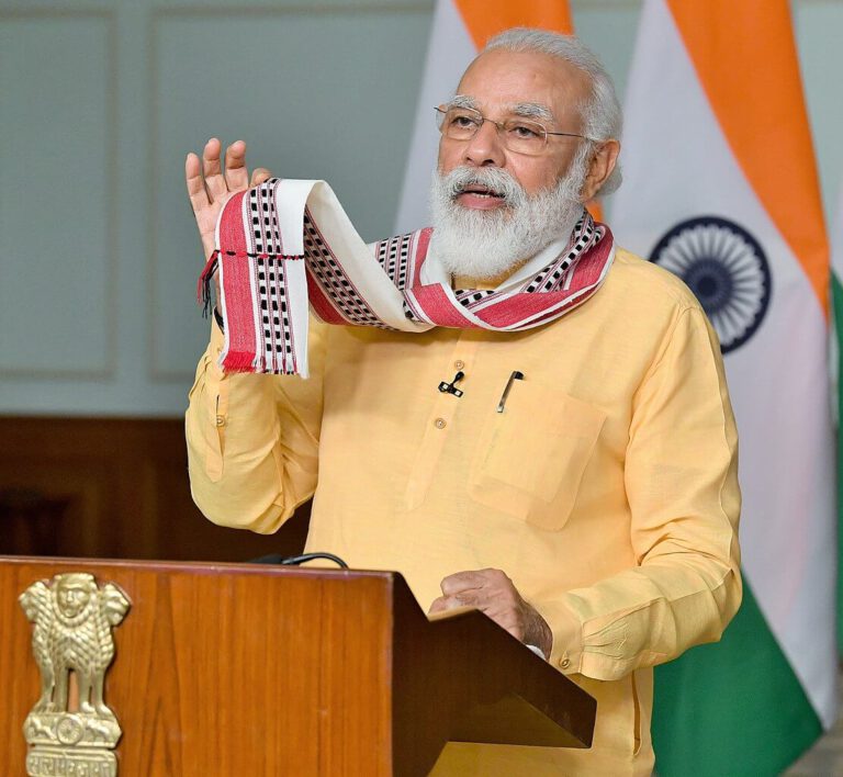 The Prime Minister, Shri Narendra Modi addressing at the foundation stone laying ceremony for Water Supply project in Manipur, through video conference, in New Delhi on July 23, 2020.