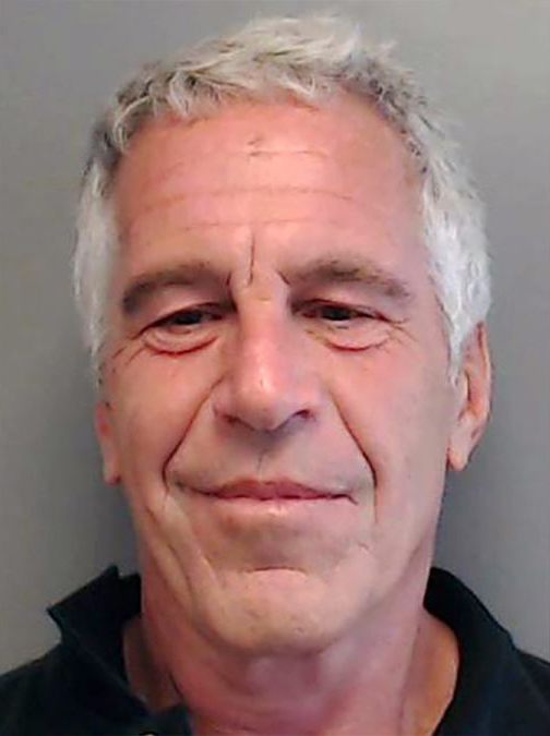 Mug shot of Jeffrey Epstein, July 25 2013