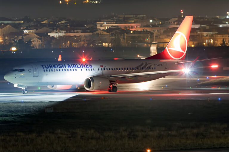 Boeing 737-8 MAX of Turkish Airlines at Istanbul Atatürk Airport